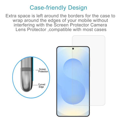 10pcs 0.26mm 9H 2.5D Tempered Glass Film, Not Support Fingerprint ID, For Samsung Galaxy S26+ 5G, For Samsung Galaxy S26 Edge 5G, For Samsung Galaxy S26 Ultra 5G, For Samsung Galaxy S26 5G, For Samsung Galaxy S25 Edge 5G, For Samsung Galaxy S25 5G     ...