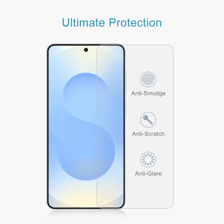 10pcs 0.26mm 9H 2.5D Tempered Glass Film, Not Support Fingerprint ID, For Samsung Galaxy S26+ 5G, For Samsung Galaxy S26 Edge 5G, For Samsung Galaxy S26 Ultra 5G, For Samsung Galaxy S26 5G, For Samsung Galaxy S25 Edge 5G, For Samsung Galaxy S25 5G     ...
