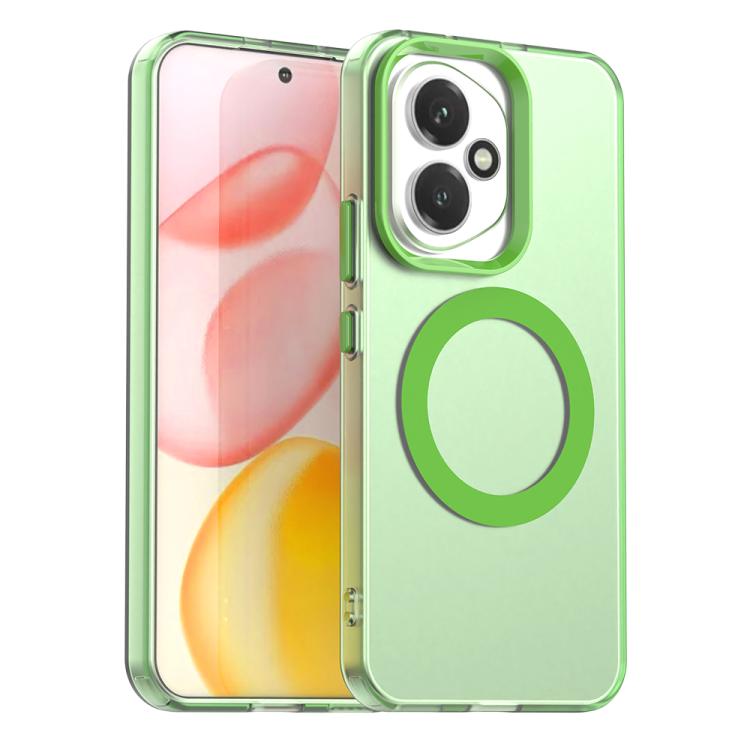 Candy Magsafe PC Hybrid TPU Phone Case, For Honor 600 Lite 5G Global, For Honor X9d 5G, For Honor X70 5G, For Honor 400 Pro Global 160.8mm, For Honor 400 Lite Global, For Honor 400 Global 156.5mm, For Honor X8c 4G, For Honor Magic7 Lite, For Honor 300 ...