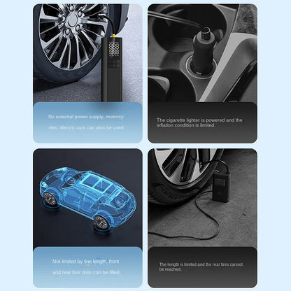 Pompe à air électrique intelligente portable T7 Car Digital Display, T7