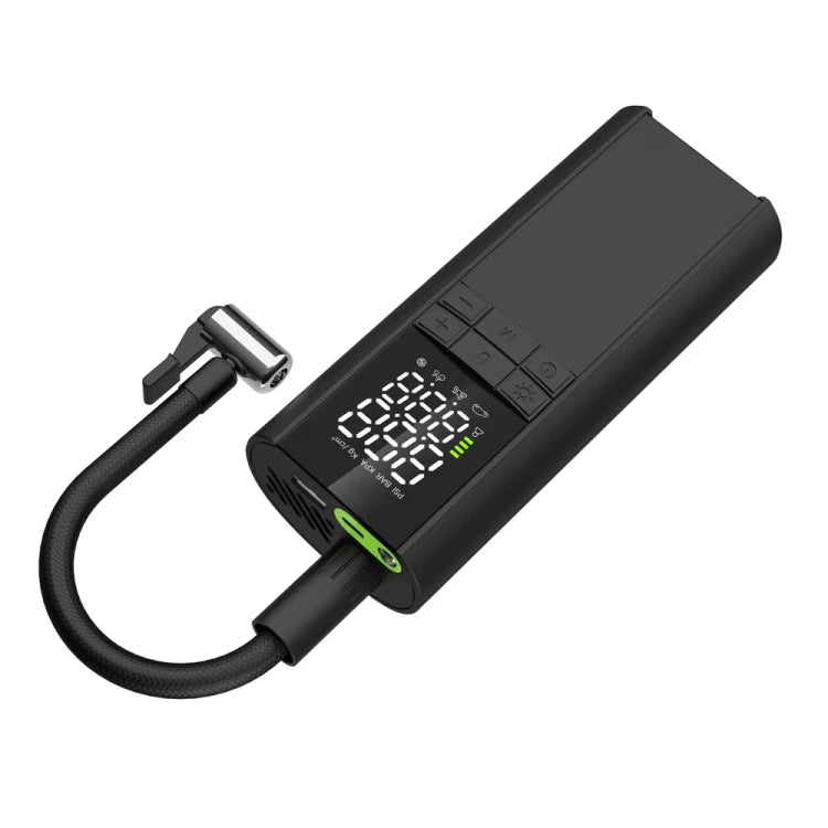 T8 Compresseur d'air électrique portable intelligent sans fil avec affichage numérique pour voiture, T8