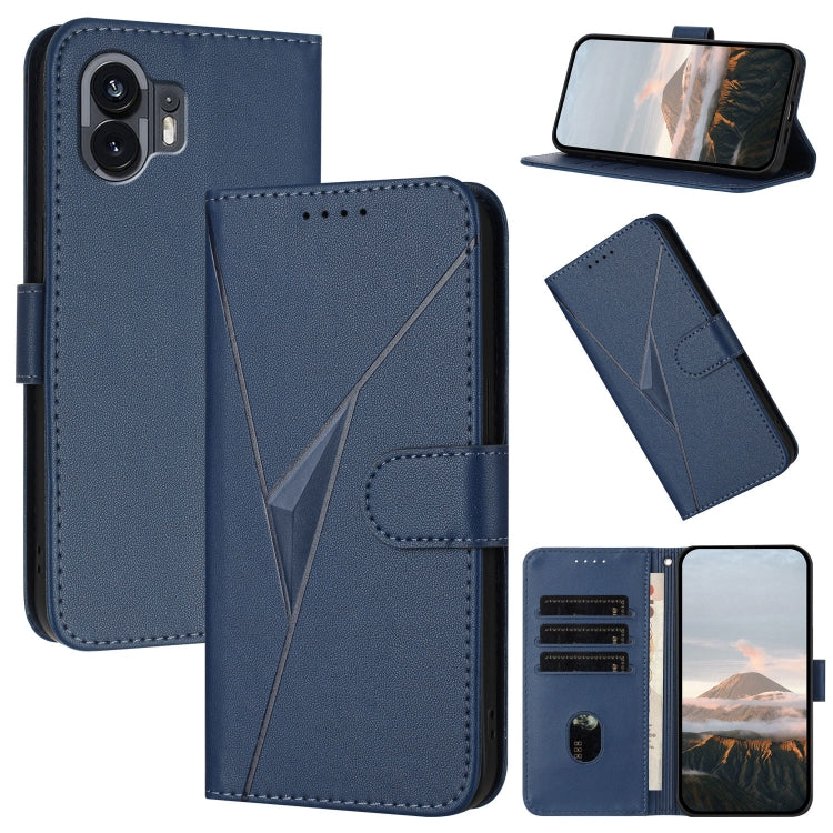 Triangle Pattern Buckle Clasp Leather Phone Case, For Nothing Phone 4a Pro, For Nothing Phone 4a, For Nothing Phone 3a, For Nothing Phone 3a Pro, For Nothing Phone 2a, For Nothing Phone 2, For Nothing Phone 1