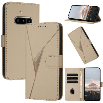 Triangle Pattern Buckle Clasp Leather Phone Case, For Nothing Phone 4a Pro, For Nothing Phone 4a, For Nothing Phone 3a, For Nothing Phone 3a Pro, For Nothing Phone 2a, For Nothing Phone 2, For Nothing Phone 1