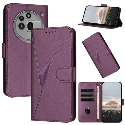 Triangle Pattern Buckle Clasp Leather Phone Case, For Nothing Phone 4a Pro, For Nothing Phone 4a, For Nothing Phone 3a, For Nothing Phone 3a Pro, For Nothing Phone 2a, For Nothing Phone 2, For Nothing Phone 1