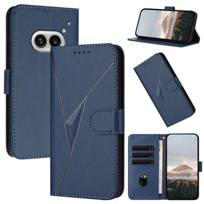 Triangle Pattern Buckle Clasp Leather Phone Case, For Nothing Phone 4a Pro, For Nothing Phone 4a, For Nothing Phone 3a, For Nothing Phone 3a Pro, For Nothing Phone 2a, For Nothing Phone 2, For Nothing Phone 1
