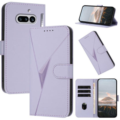 Triangle Pattern Buckle Clasp Leather Phone Case, For Nothing Phone 4a Pro, For Nothing Phone 4a, For Nothing Phone 3a, For Nothing Phone 3a Pro, For Nothing Phone 2a, For Nothing Phone 2, For Nothing Phone 1
