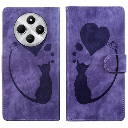 Pen Heart Cat Embossed Leather Phone Case, For Xiaomi 17T Pro 5G, For Xiaomi 17T 5G, For Xiaomi 15T Pro 5G, For Xiaomi 15T 5G, For Xiaomi Poco C75, For Xiaomi 14T Pro, For Xiaomi 14T
