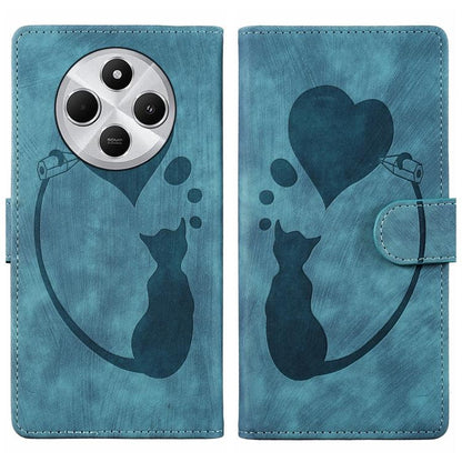 Pen Heart Cat Embossed Leather Phone Case, For Xiaomi 17T Pro 5G, For Xiaomi 17T 5G, For Xiaomi 15T Pro 5G, For Xiaomi 15T 5G, For Xiaomi Poco C75, For Xiaomi 14T Pro, For Xiaomi 14T