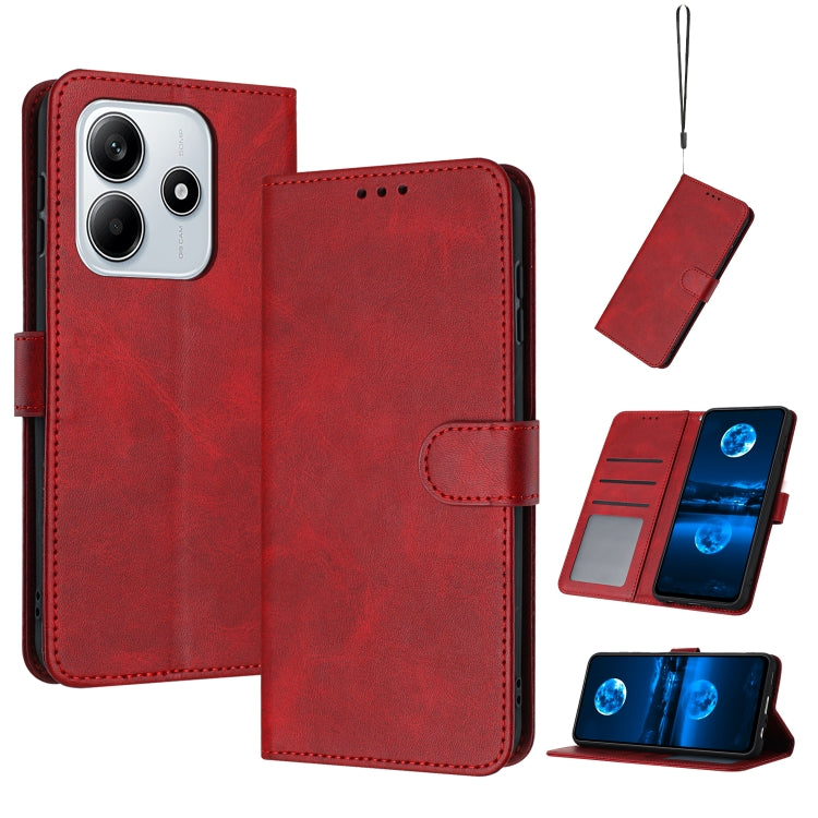 Solid Calf Texture Flip Leather Phone Case, For Redmi K90 Pro Max / Poco F8 Ultra, For Redmi Note 15 Pro 4G Global 163.2mm, For Redmi K90 / Poco F8 Pro, For Redmi Note 14 5G, For Redmi Note 14 Pro 5G