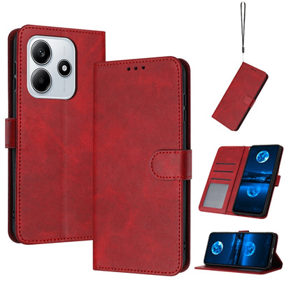 Solid Calf Texture Flip Leather Phone Case, For Redmi K90 Pro Max / Poco F8 Ultra, For Redmi Note 15 Pro 4G Global 163.2mm, For Redmi K90 / Poco F8 Pro, For Redmi Note 14 5G, For Redmi Note 14 Pro 5G