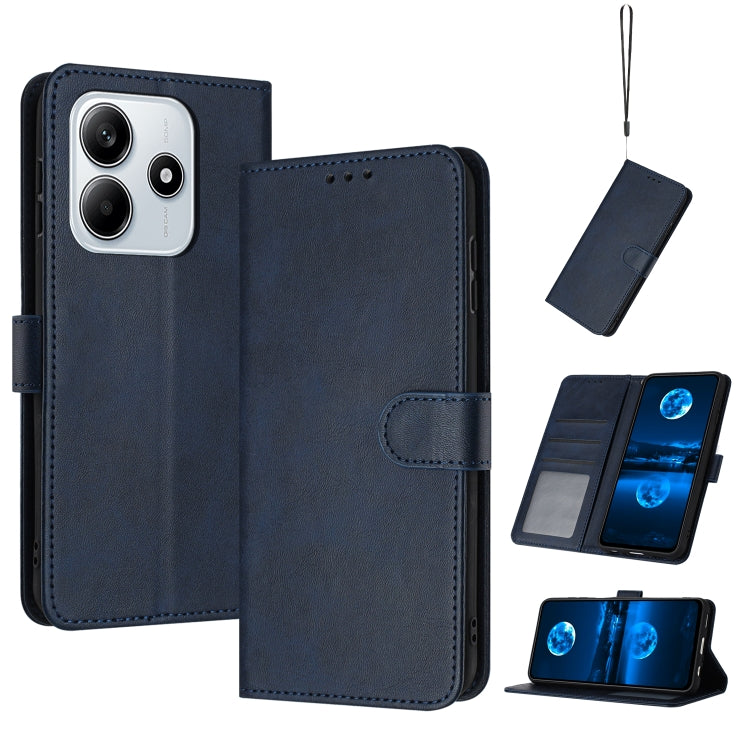 Solid Calf Texture Flip Leather Phone Case, For Redmi K90 Pro Max / Poco F8 Ultra, For Redmi Note 15 Pro 4G Global 163.2mm, For Redmi K90 / Poco F8 Pro, For Redmi Note 14 5G, For Redmi Note 14 Pro 5G