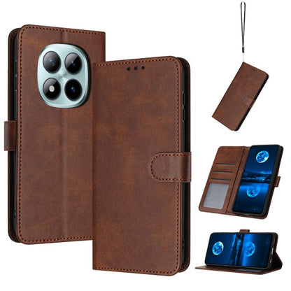 Solid Calf Texture Flip Leather Phone Case, For Redmi K90 Pro Max / Poco F8 Ultra, For Redmi Note 15 Pro 4G Global 163.2mm, For Redmi K90 / Poco F8 Pro, For Redmi Note 14 5G, For Redmi Note 14 Pro 5G