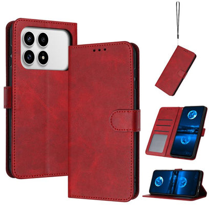 Solid Calf Texture Flip Leather Phone Case, For Redmi K90 Pro Max / Poco F8 Ultra, For Redmi Note 15 Pro 4G Global 163.2mm, For Redmi K90 / Poco F8 Pro, For Redmi Note 14 5G, For Redmi Note 14 Pro 5G