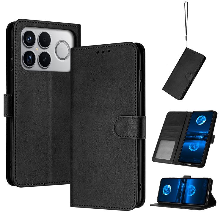 Solid Calf Texture Flip Leather Phone Case, For Redmi K90 Pro Max / Poco F8 Ultra, For Redmi Note 15 Pro 4G Global 163.2mm, For Redmi K90 / Poco F8 Pro, For Redmi Note 14 5G, For Redmi Note 14 Pro 5G