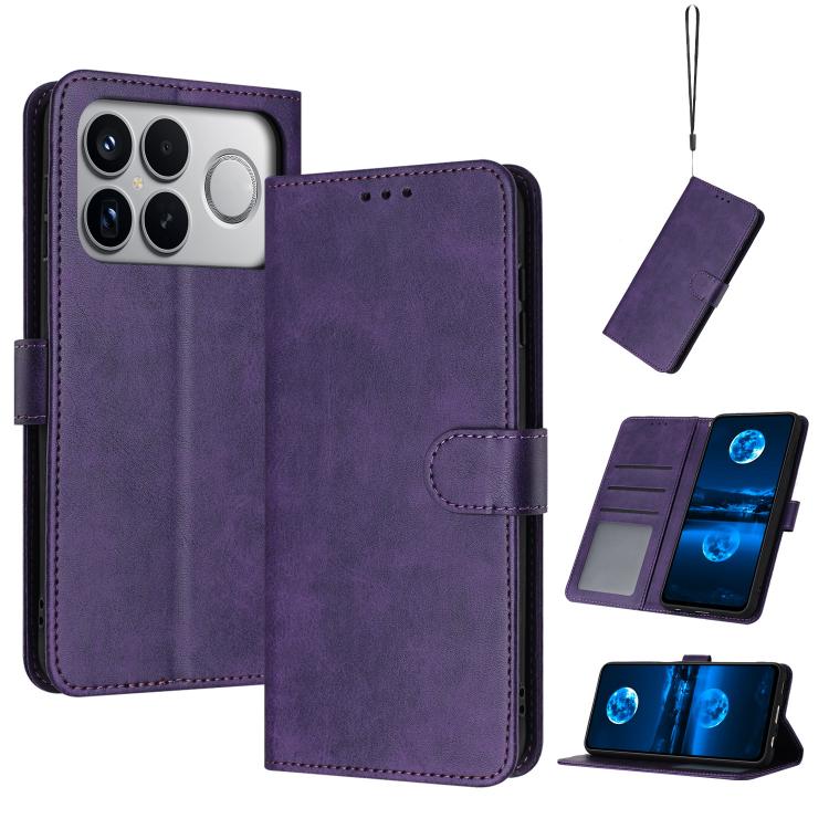 Solid Calf Texture Flip Leather Phone Case, For Redmi K90 Pro Max / Poco F8 Ultra, For Redmi Note 15 Pro 4G Global 163.2mm, For Redmi K90 / Poco F8 Pro, For Redmi Note 14 5G, For Redmi Note 14 Pro 5G