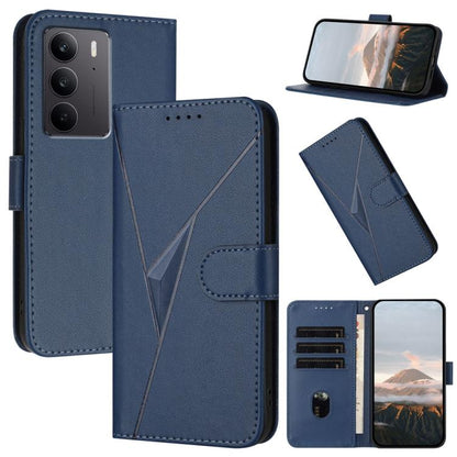 Triangle Pattern Buckle Clasp Leather Phone Case, For Realme C71 India, For Realme 15 5G /  15 Pro 5G, For Realme GT 7 India, For Realme 14 / P3 5G Global, For Realme P3 Ultra 5G, For Realme P3 Pro, For Realme 14 Pro+, For Realme 14 Pro                ...