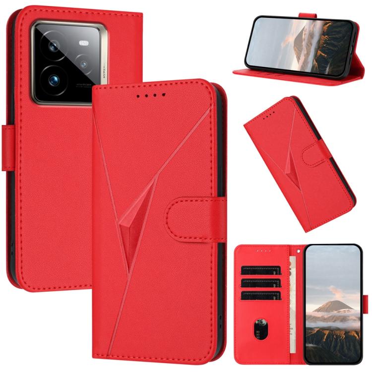 Triangle Pattern Buckle Clasp Leather Phone Case, For Realme C71 India, For Realme 15 5G /  15 Pro 5G, For Realme GT 7 India, For Realme 14 / P3 5G Global, For Realme P3 Ultra 5G, For Realme P3 Pro, For Realme 14 Pro+, For Realme 14 Pro                ...