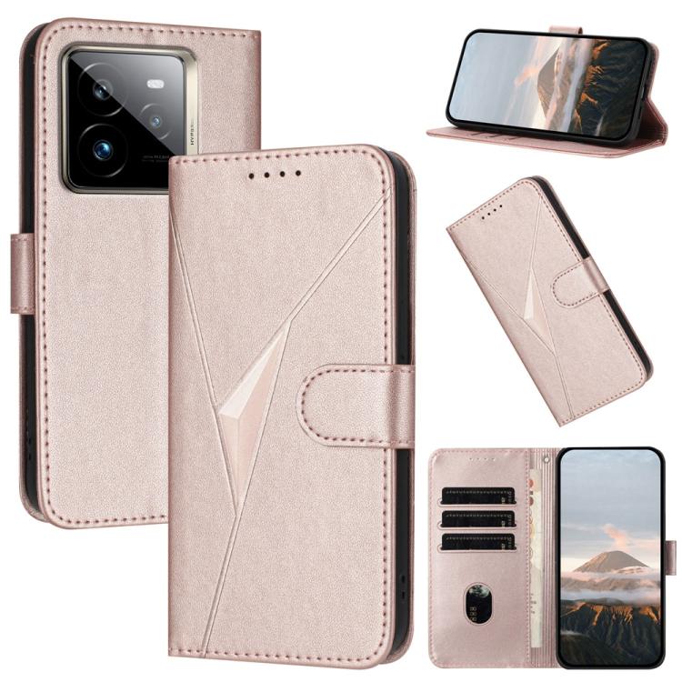 Triangle Pattern Buckle Clasp Leather Phone Case, For Realme C71 India, For Realme 15 5G /  15 Pro 5G, For Realme GT 7 India, For Realme 14 / P3 5G Global, For Realme P3 Ultra 5G, For Realme P3 Pro, For Realme 14 Pro+, For Realme 14 Pro                ...