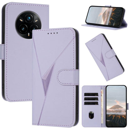Triangle Pattern Buckle Clasp Leather Phone Case, For Realme C71 India, For Realme 15 5G /  15 Pro 5G, For Realme GT 7 India, For Realme 14 / P3 5G Global, For Realme P3 Ultra 5G, For Realme P3 Pro, For Realme 14 Pro+, For Realme 14 Pro                ...