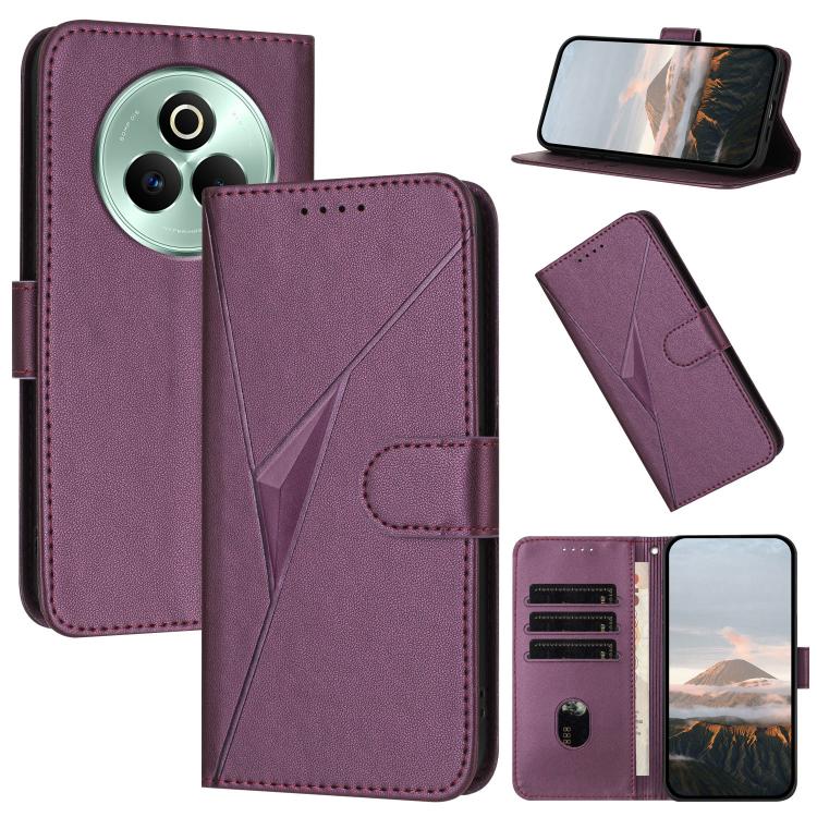 Triangle Pattern Buckle Clasp Leather Phone Case, For Realme C71 India, For Realme 15 5G /  15 Pro 5G, For Realme GT 7 India, For Realme 14 / P3 5G Global, For Realme P3 Ultra 5G, For Realme P3 Pro, For Realme 14 Pro+, For Realme 14 Pro                ...