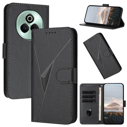 Triangle Pattern Buckle Clasp Leather Phone Case, For Realme C71 India, For Realme 15 5G /  15 Pro 5G, For Realme GT 7 India, For Realme 14 / P3 5G Global, For Realme P3 Ultra 5G, For Realme P3 Pro, For Realme 14 Pro+, For Realme 14 Pro                ...