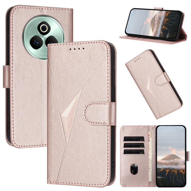 Triangle Pattern Buckle Clasp Leather Phone Case, For Realme C71 India, For Realme 15 5G /  15 Pro 5G, For Realme GT 7 India, For Realme 14 / P3 5G Global, For Realme P3 Ultra 5G, For Realme P3 Pro, For Realme 14 Pro+, For Realme 14 Pro                ...