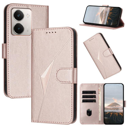 Triangle Pattern Buckle Clasp Leather Phone Case, For Realme C71 India, For Realme 15 5G /  15 Pro 5G, For Realme GT 7 India, For Realme 14 / P3 5G Global, For Realme P3 Ultra 5G, For Realme P3 Pro, For Realme 14 Pro+, For Realme 14 Pro                ...