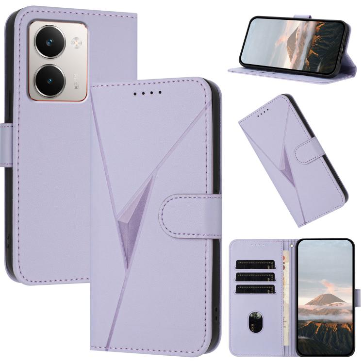 Triangle Pattern Buckle Clasp Leather Phone Case, For Realme C71 India, For Realme 15 5G /  15 Pro 5G, For Realme GT 7 India, For Realme 14 / P3 5G Global, For Realme P3 Ultra 5G, For Realme P3 Pro, For Realme 14 Pro+, For Realme 14 Pro                ...