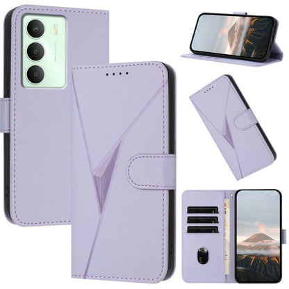 Triangle Pattern Buckle Clasp Leather Phone Case, For Realme C71 India, For Realme 15 5G /  15 Pro 5G, For Realme GT 7 India, For Realme 14 / P3 5G Global, For Realme P3 Ultra 5G, For Realme P3 Pro, For Realme 14 Pro+, For Realme 14 Pro                ...