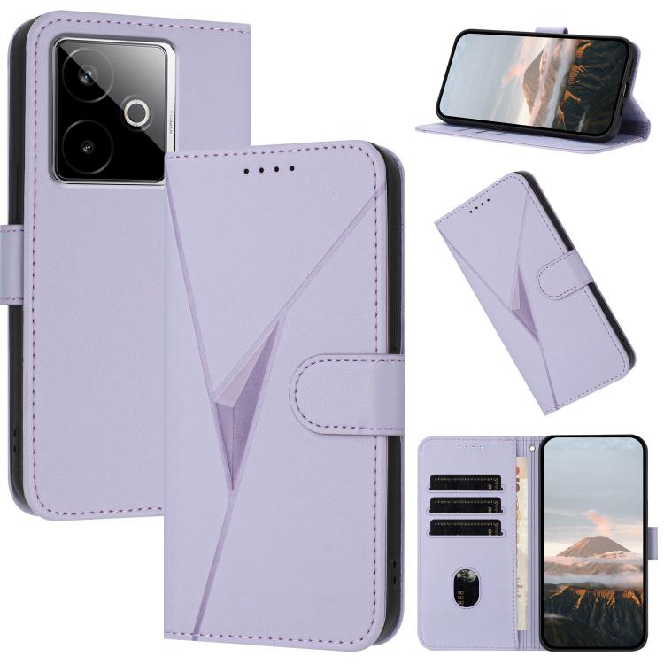 Triangle Pattern Buckle Clasp Leather Phone Case, For Realme C71 India, For Realme 15 5G /  15 Pro 5G, For Realme GT 7 India, For Realme 14 / P3 5G Global, For Realme P3 Ultra 5G, For Realme P3 Pro, For Realme 14 Pro+, For Realme 14 Pro                ...