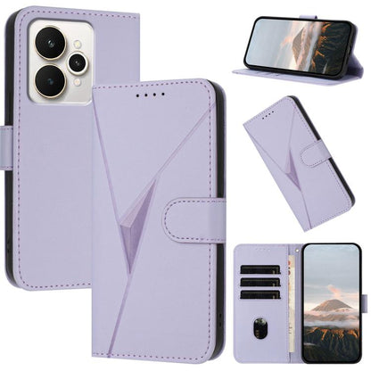 Triangle Pattern Buckle Clasp Leather Phone Case, For Realme C71 India, For Realme 15 5G /  15 Pro 5G, For Realme GT 7 India, For Realme 14 / P3 5G Global, For Realme P3 Ultra 5G, For Realme P3 Pro, For Realme 14 Pro+, For Realme 14 Pro                ...