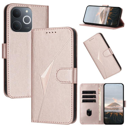 Triangle Pattern Buckle Clasp Leather Phone Case, For Realme C71 India, For Realme 15 5G /  15 Pro 5G, For Realme GT 7 India, For Realme 14 / P3 5G Global, For Realme P3 Ultra 5G, For Realme P3 Pro, For Realme 14 Pro+, For Realme 14 Pro                ...