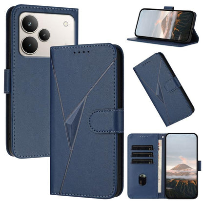 Triangle Pattern Buckle Clasp Leather Phone Case, For Realme 16T 5G, For Realme C100 4G, For Realme P4 Power 5G, For Realme Note 80 4G, For Realme Neo8 5G, For Realme 16 5G, For Realme 16 Pro+ 5G Global, For Realme 16 Pro 5G Global                     ...