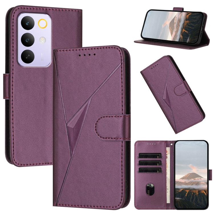Triangle Pattern Buckle Clasp Leather Phone Case, For Realme 16T 5G, For Realme C100 4G, For Realme P4 Power 5G, For Realme Note 80 4G, For Realme Neo8 5G, For Realme 16 5G, For Realme 16 Pro+ 5G Global, For Realme 16 Pro 5G Global                     ...