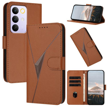 Triangle Pattern Buckle Clasp Leather Phone Case, For Realme 16T 5G, For Realme C100 4G, For Realme P4 Power 5G, For Realme Note 80 4G, For Realme Neo8 5G, For Realme 16 5G, For Realme 16 Pro+ 5G Global, For Realme 16 Pro 5G Global                     ...