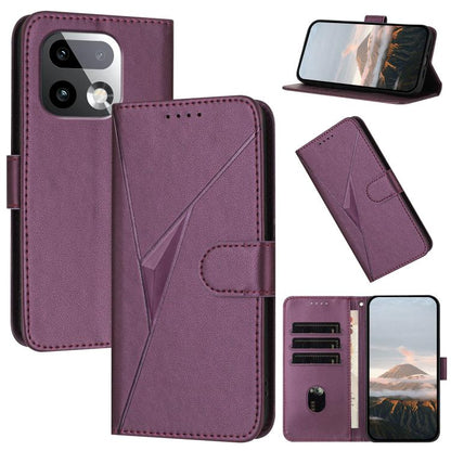 Triangle Pattern Buckle Clasp Leather Phone Case, For Realme 16T 5G, For Realme C100 4G, For Realme P4 Power 5G, For Realme Note 80 4G, For Realme Neo8 5G, For Realme 16 5G, For Realme 16 Pro+ 5G Global, For Realme 16 Pro 5G Global                     ...