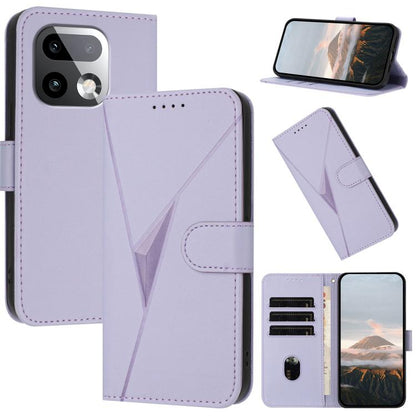 Triangle Pattern Buckle Clasp Leather Phone Case, For Realme 16T 5G, For Realme C100 4G, For Realme P4 Power 5G, For Realme Note 80 4G, For Realme Neo8 5G, For Realme 16 5G, For Realme 16 Pro+ 5G Global, For Realme 16 Pro 5G Global                     ...