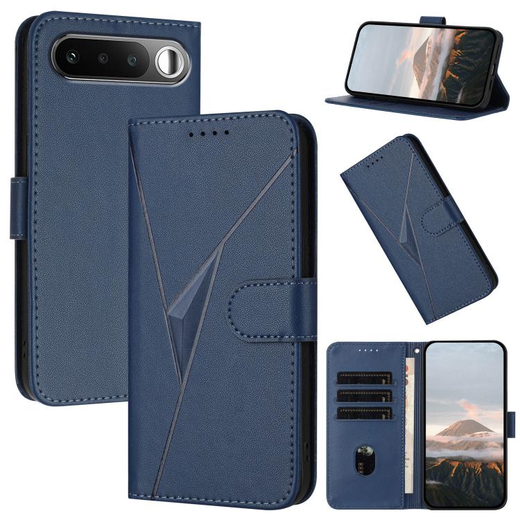Triangle Pattern Buckle Clasp Leather Phone Case, For Realme 16T 5G, For Realme C100 4G, For Realme P4 Power 5G, For Realme Note 80 4G, For Realme Neo8 5G, For Realme 16 5G, For Realme 16 Pro+ 5G Global, For Realme 16 Pro 5G Global                     ...