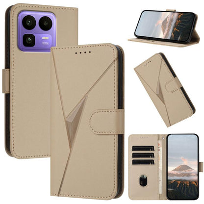 Triangle Pattern Buckle Clasp Leather Phone Case, For Realme 16T 5G, For Realme C100 4G, For Realme P4 Power 5G, For Realme Note 80 4G, For Realme Neo8 5G, For Realme 16 5G, For Realme 16 Pro+ 5G Global, For Realme 16 Pro 5G Global                     ...