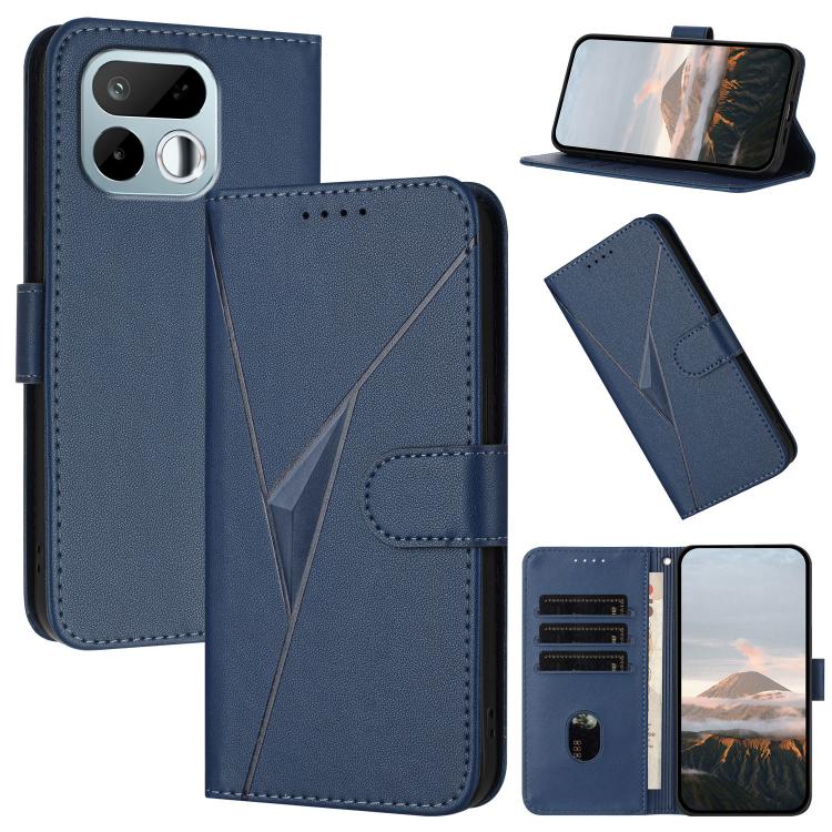 Triangle Pattern Buckle Clasp Leather Phone Case, For Realme 16T 5G, For Realme C100 4G, For Realme P4 Power 5G, For Realme Note 80 4G, For Realme Neo8 5G, For Realme 16 5G, For Realme 16 Pro+ 5G Global, For Realme 16 Pro 5G Global                     ...