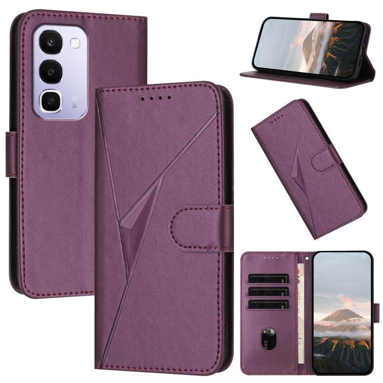 Triangle Pattern Buckle Clasp Leather Phone Case, For Realme 16T 5G, For Realme C100 4G, For Realme P4 Power 5G, For Realme Note 80 4G, For Realme Neo8 5G, For Realme 16 5G, For Realme 16 Pro+ 5G Global, For Realme 16 Pro 5G Global                     ...