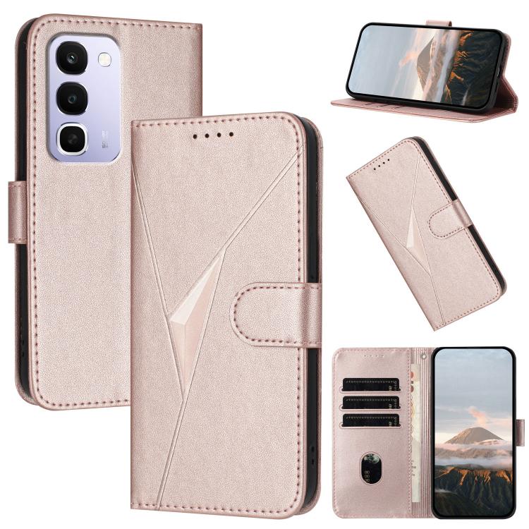 Triangle Pattern Buckle Clasp Leather Phone Case, For Realme 16T 5G, For Realme C100 4G, For Realme P4 Power 5G, For Realme Note 80 4G, For Realme Neo8 5G, For Realme 16 5G, For Realme 16 Pro+ 5G Global, For Realme 16 Pro 5G Global                     ...