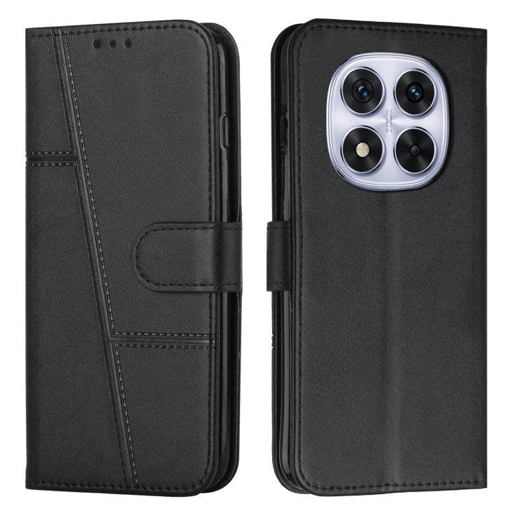 Coque de téléphone en cuir avec boucle texturée de veau, pour Redmi Note 14 Pro 5G Global, pour Redmi Turbo 4 / Xiaomi Poco X7 Pro, pour Redmi K80 / K80 Pro, pour Redmi Note 14 4G 163.25mm, pour Redmi Note 14 5G Global