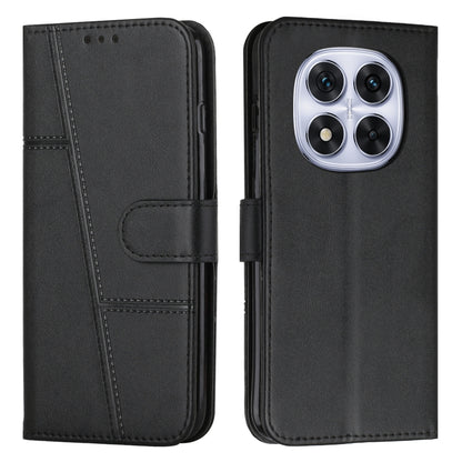 Coque de téléphone en cuir avec boucle texturée de veau, pour Redmi Note 14 Pro 5G Global, pour Redmi Turbo 4 / Xiaomi Poco X7 Pro, pour Redmi K80 / K80 Pro, pour Redmi Note 14 4G 163.25mm, pour Redmi Note 14 5G Global