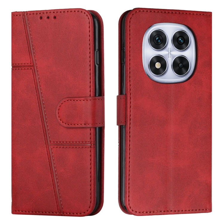 Coque de téléphone en cuir avec boucle texturée de veau, pour Redmi Note 14 Pro 5G Global, pour Redmi Turbo 4 / Xiaomi Poco X7 Pro, pour Redmi K80 / K80 Pro, pour Redmi Note 14 4G 163.25mm, pour Redmi Note 14 5G Global