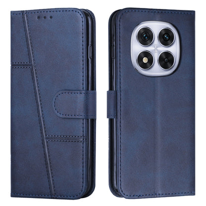 Coque de téléphone en cuir avec boucle texturée de veau, pour Redmi Note 14 Pro 5G Global, pour Redmi Turbo 4 / Xiaomi Poco X7 Pro, pour Redmi K80 / K80 Pro, pour Redmi Note 14 4G 163.25mm, pour Redmi Note 14 5G Global