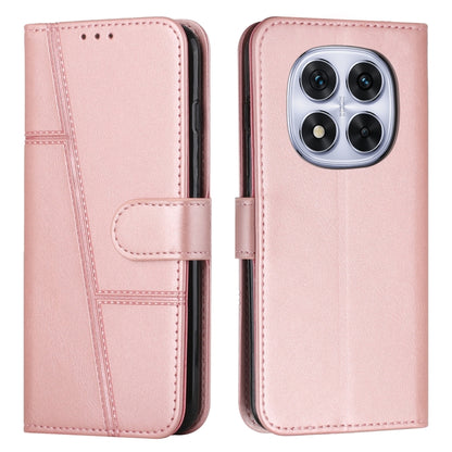 Coque de téléphone en cuir avec boucle texturée de veau, pour Redmi Note 14 Pro 5G Global, pour Redmi Turbo 4 / Xiaomi Poco X7 Pro, pour Redmi K80 / K80 Pro, pour Redmi Note 14 4G 163.25mm, pour Redmi Note 14 5G Global
