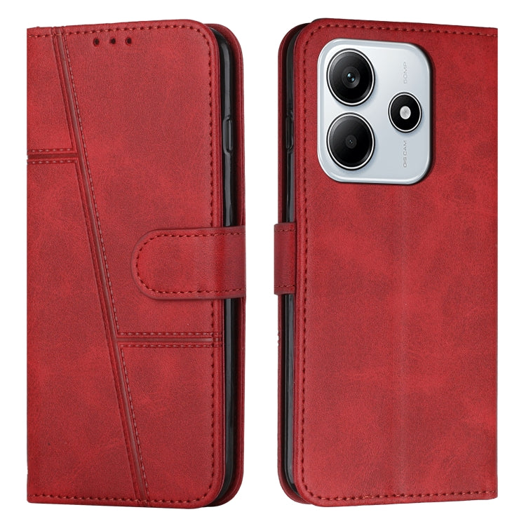 Stitching Calf Texture Buckle Leather Phone Case, For Redmi Note 14 Pro 5G Global, For Redmi Turbo 4 / Xiaomi Poco X7 Pro, For Redmi K80 / K80 Pro, For Redmi Note 14 4G 163.25mm, For Redmi Note 14 5G Global