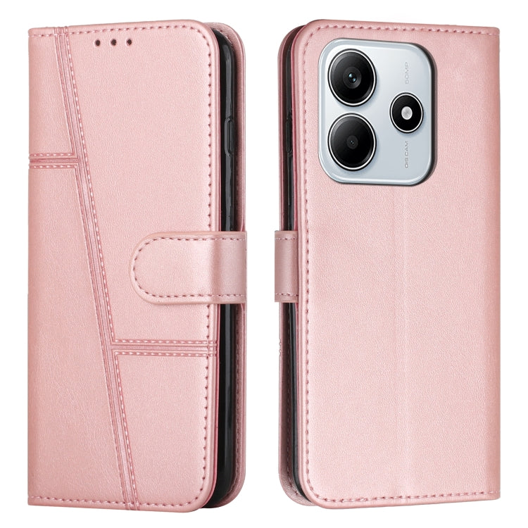 Stitching Calf Texture Buckle Leather Phone Case, For Redmi Note 14 Pro 5G Global, For Redmi Turbo 4 / Xiaomi Poco X7 Pro, For Redmi K80 / K80 Pro, For Redmi Note 14 4G 163.25mm, For Redmi Note 14 5G Global