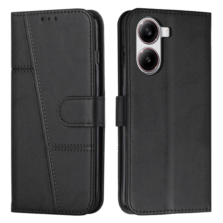 Coque de téléphone en cuir avec boucle texturée de veau, pour Redmi Note 14 Pro 5G Global, pour Redmi Turbo 4 / Xiaomi Poco X7 Pro, pour Redmi K80 / K80 Pro, pour Redmi Note 14 4G 163.25mm, pour Redmi Note 14 5G Global